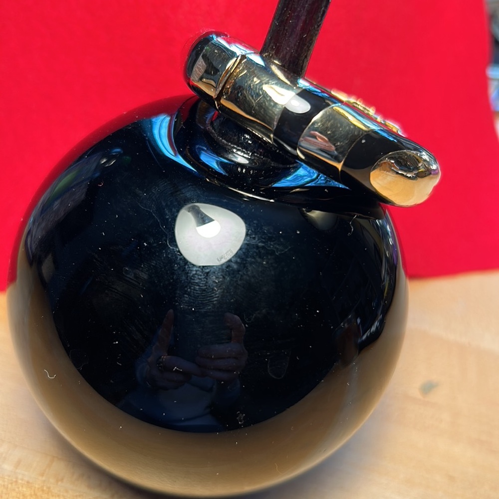 Signed Ciner Modernist Hinged Bangle Bracelet - image 3